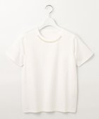 【フェルゥ/Feroux】の【UVケア】パールネック Tシャツ ホワイト系|ID:prp329100003943302