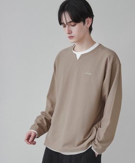 【ウィゴー/WEGO / MEN】の【2点SET】アンサンブルキーネックプルオーバー 人気、トレンドファッション・服の通販 founy(ファニー) ファッション Fashion メンズファッション MEN トップス・カットソー Tops/Tshirt/Men シャツ Shirts インナー Inner 春 Spring 秋 Autumn/Fall カットソー Cut And Sew 今季 This Season シンプル Simple ジャケット Jacket スマホ Smartphone スラックス Slacks ワンポイント One Point S/S・春夏 Ss・Spring/Summer おすすめ Recommend 夏 Summer |ID:prp329100003944275