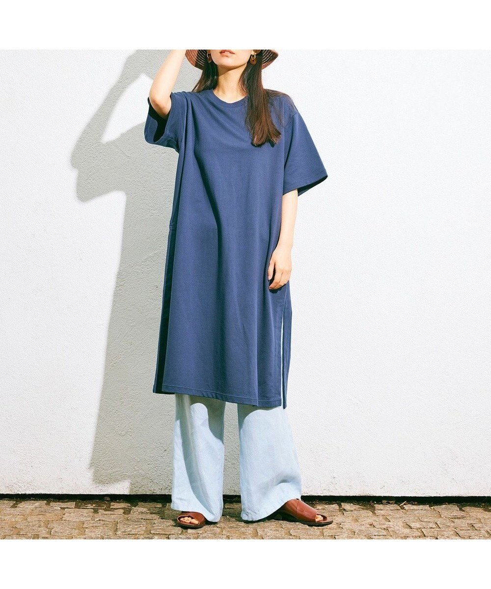 【ホワイトメイルズ/WHITE MAILS】のHIGH GAUGE URAKE HAIF SLEEVE SIDE SLIT ロングワンピース 人気、トレンドファッション・服の通販 founy(ファニー) 　ファッション　Fashion　レディースファッション　WOMEN　ワンピース　Dress　吸水　Water Absorption　抗菌　Antibacterial　軽量　Lightweight　スウェット　Sweat　スリット　Slit　ロング　Long　冬　Winter　A/W・秋冬　Aw・Autumn/Winter・Fw・Fall-Winter　S/S・春夏　Ss・Spring/Summer　夏　Summer　 other-1|ID: prp329100003952384 ipo3291000000026785455