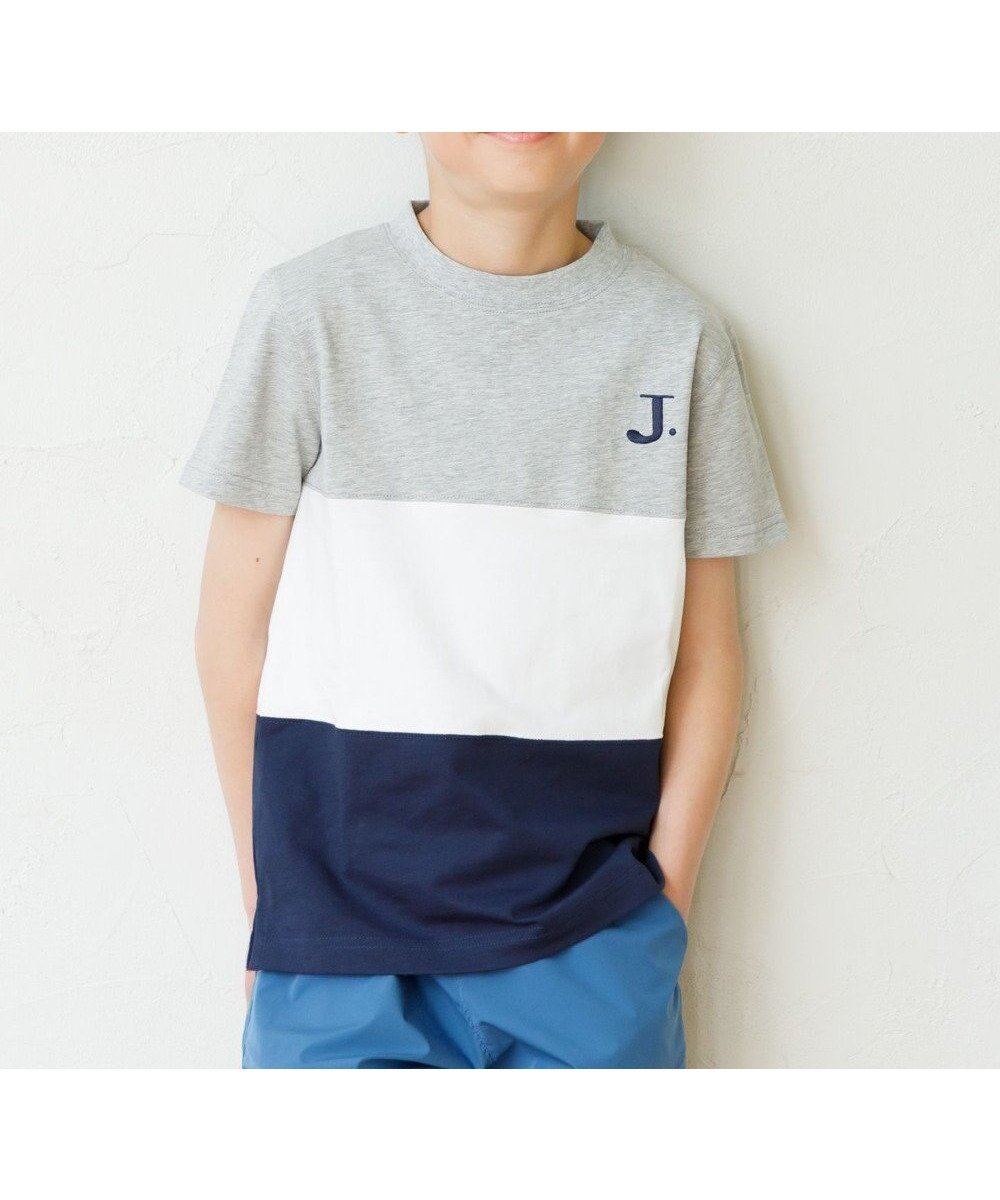 【ジェイ プレス/J.PRESS / KIDS】の【110-130cm】J.ブロッキングTシャツ 人気、トレンドファッション・服の通販 founy(ファニー) 　ファッション　Fashion　キッズファッション　KIDS　トップス・カットソー　Tops/Tees/Kids　2024年　2024　2024春夏・S/S　Ss,Spring/Summer,2024　S/S・春夏　Ss・Spring/Summer　カットソー　Cut And Sew　スマホ　Smartphone　ブロッキング　Blocking　ワンポイント　One Point　夏　Summer　春　Spring　 other-1|ID: prp329100003953575 ipo3291000000026065085