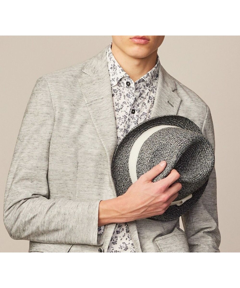 【ジョセフ アブード/JOSEPH ABBOUD / MEN】の【日経スタイルマガジン掲載・ウォッシャブル】ウォッシャブルブレード ハット 人気、トレンドファッション・服の通販 founy(ファニー) 　ファッション　Fashion　メンズファッション　MEN　ウォッシャブル　Washable　ボーダー　Border　メランジ　Melange　ワンポイント　One Point　夏　Summer　帽子　Hat　雑誌　Magazine　 other-1|ID: prp329100003953613 ipo3291000000027377825