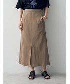 【イェッカ ヴェッカ/YECCA VECCA】のコットンリブロングスリットスカート Dark Beige|ID: prp329100003953706 ipo3291000000026358432