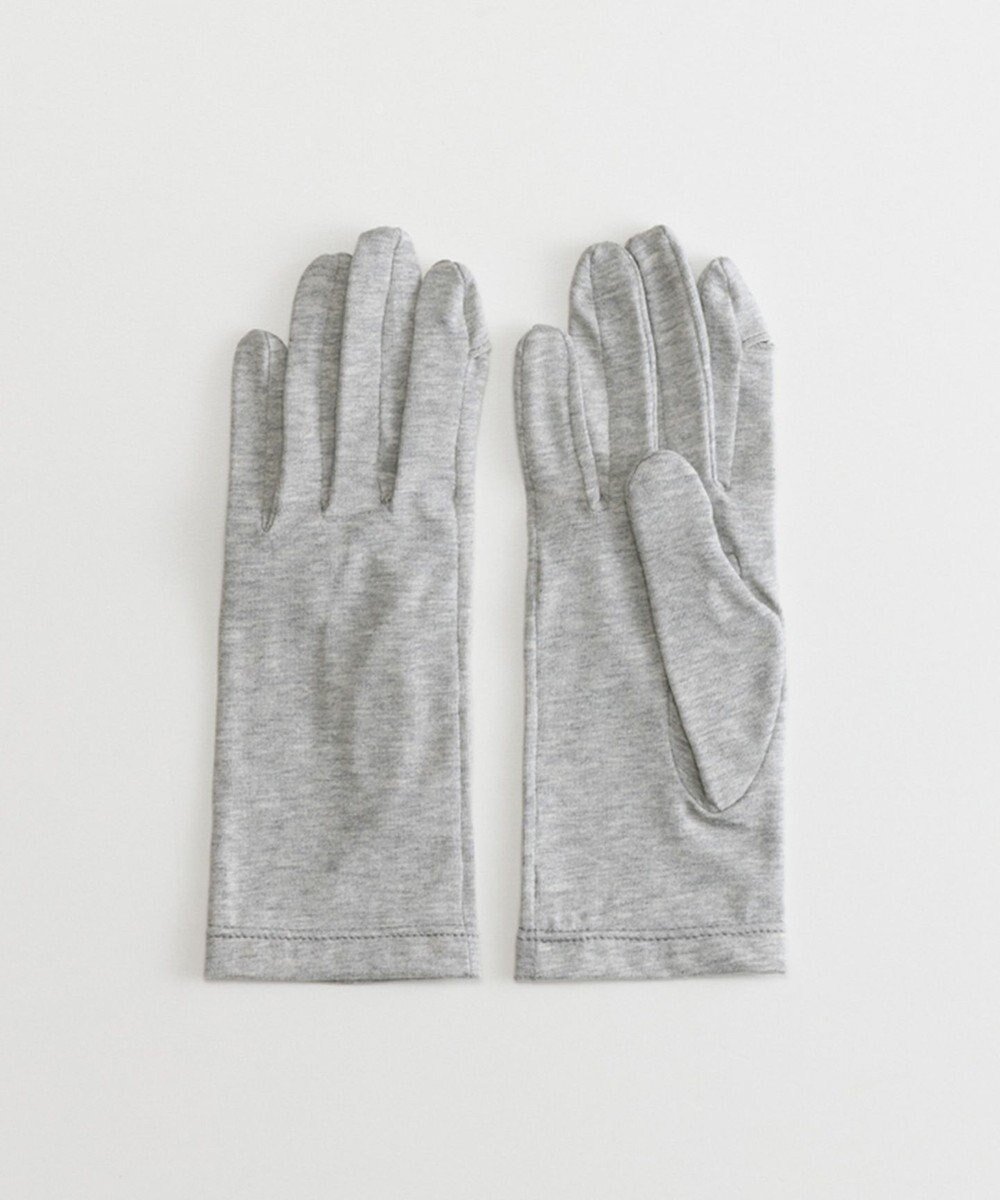 【オルクベット/ORuKuBET】のorganic cotton gloves + / UVカット / タッチパネル対応 インテリア・キッズ・メンズ・レディースファッション・服の通販 founy(ファニー) 　ファッション　Fashion　レディースファッション　WOMEN　手袋　Gloves　抗菌　Antibacterial　スリット　Slit　フィット　Fit　A/W・秋冬　Aw・Autumn/Winter・Fw・Fall-Winter　S/S・春夏　Ss・Spring/Summer　おすすめ　Recommend　夏　Summer　グレー|ID: prp329100003953760 ipo3291000000026066194