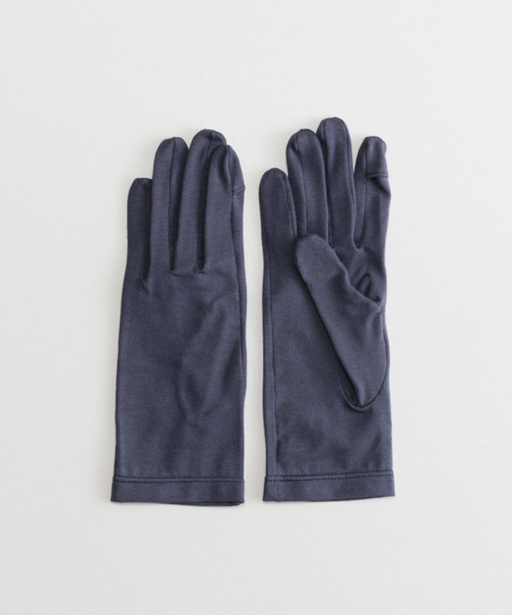 【オルクベット/ORuKuBET】のorganic cotton gloves + / UVカット / タッチパネル対応 インテリア・キッズ・メンズ・レディースファッション・服の通販 founy(ファニー) 　ファッション　Fashion　レディースファッション　WOMEN　手袋　Gloves　抗菌　Antibacterial　スリット　Slit　フィット　Fit　A/W・秋冬　Aw・Autumn/Winter・Fw・Fall-Winter　S/S・春夏　Ss・Spring/Summer　おすすめ　Recommend　夏　Summer　ネイビー|ID: prp329100003953760 ipo3291000000026066198