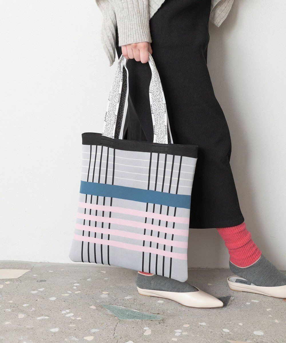 【トリコテ/Tricote】のCHECK KNIT TOTE BAG / チェックニットトート 人気、トレンドファッション・服の通販 founy(ファニー) 　ファッション　Fashion　レディースファッション　WOMEN　トップス・カットソー　Tops/Tshirt　ニット　Knit Tops　タオル　Towel　チェック　Check　 other-1|ID: prp329100003954246 ipo3291000000028589383