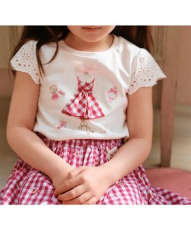 【エニファム/any FAM / KIDS】 ドレス アップリケ Tシャツ人気、トレンドファッション・服の通販 founy(ファニー) ファッション Fashion キッズファッション KIDS トップス・カットソー Tops/Tees/Kids ワンピース Dress/Kids 春 Spring カットソー Cut And Sew セットアップ Set Up チェック Check ドレス Dress ポケット Pocket 半袖 Short Sleeve レース Race 再入荷 Restock/Back In Stock/Re Arrival S/S・春夏 Ss・Spring/Summer おすすめ Recommend 夏 Summer |ID:prp329100003955181