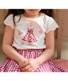 【エニファム/any FAM / KIDS】のドレス アップリケ Tシャツ オフホワイト|ID:prp329100003955181