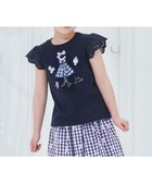 【エニファム/any FAM / KIDS】のドレス アップリケ Tシャツ ネイビー|ID:prp329100003955181