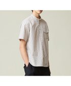 【ジェイ プレス/J.PRESS / MEN】の【クールマックス】サッカー マルチストライプ バンドカラーシャツ ベージュ系1|ID: prp329100003955225 ipo3291000000027377966