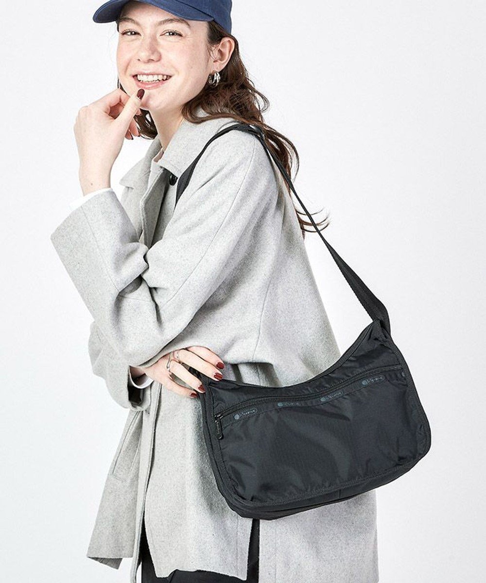 【レスポートサック/LeSportsac】のCLASSIC HOBO/リサイクルドブラックJP 人気、トレンドファッション・服の通販 founy(ファニー) 　ファッション　Fashion　レディースファッション　WOMEN　軽量　Lightweight　ショルダー　Shoulder　シンプル　Simple　財布　Wallet　人気　Popularity　プリント　Print　ポケット　Pocket　ポーチ　Pouch　無地　Plain Color　おすすめ　Recommend　ビジネス 仕事 通勤　Business　 other-1|ID: prp329100003955232 ipo3291000000029255224