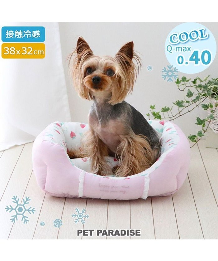 【ペットパラダイス/PET PARADISE / GOODS】のペットパラダイス クールカドラー 角型《いちご&お花柄》 超小型犬 インテリア・キッズ・メンズ・レディースファッション・服の通販 founy(ファニー) https://founy.com/ クッション Cushion クール Cool 夏 Summer 犬 Dog 猫 Cat ホーム・キャンプ・アウトドア・お取り寄せ Home,Garden,Outdoor,Camping Gear ペットグッズ Pet Supplies |ID: prp329100003956572 ipo3291000000027656562