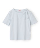 【トッカ/TOCCA】の【洗える!】AIR TEE リボン Tシャツ スカイブルー系|ID: prp329100003962195 ipo3291000000028667145