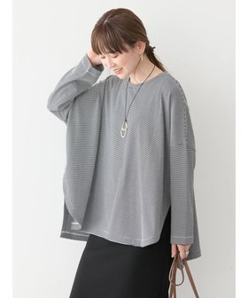 【アメリカンホリック/AMERICAN HOLIC】 UVカット加工ワイドカットプルオーバー人気、トレンドファッション・服の通販 founy(ファニー) ファッション Fashion レディースファッション WOMEN トップス・カットソー Tops/Tshirt シャツ/ブラウス Shirts/Blouses ロング / Tシャツ T-Shirts プルオーバー Pullover カットソー Cut and Sewn 春 Spring カットソー Cut And Sew フォルム Form ポケット Pocket ラウンド Round ワイド Wide 再入荷 Restock/Back In Stock/Re Arrival S/S・春夏 Ss・Spring/Summer 夏 Summer |ID:prp329100003962333