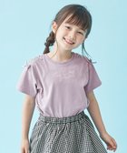 【エニファム/any FAM / KIDS】の接触冷感レースアップTシャツ ラベンダー系|ID:prp329100003965090