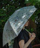 【アンドウール/AND WOOL】の〈UVカット率99%以上・一級遮光生地・晴雨兼用〉ボタニカル刺繍の日傘 (折りたたみ傘タイプ) ホワイト|ID: prp329100003966450 ipo3291000000026150324