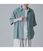 【ウィゴー/WEGO / MEN】のトロミBIGシャツ(S) グリーン|ID: prp329100003966496 ipo3291000000028954432