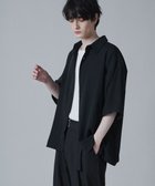 【ウィゴー/WEGO / MEN】のトロミBIGシャツ(S) ブラック|ID: prp329100003966496 ipo3291000000028954435