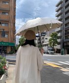 【ジェネラルデザインストア/general design store】の【UV/遮光率99%以上/晴雨兼用】バンブーハンドルマーガレット柄ショート傘 OFF WHITE|ID: prp329100003968564 ipo3291000000026930390