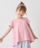 【エニファム/any FAM / KIDS】の接触冷感 しろくま バックシャン Tシャツ ピンク×花柄|ID: prp329100003969720 ipo3291000000032536597