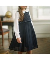 【組曲 / KIDS/KUMIKYOKU】の【110-140cm】シフォンプリーツコンビ ワンピース 人気、トレンドファッション・服の通販 founy(ファニー) ファッション Fashion キッズファッション KIDS ワンピース Dress/Kids A/W・秋冬 Aw・Autumn/Winter・Fw・Fall-Winter おすすめ Recommend シフォン Chiffon ジャケット Jacket セレモニー Ceremony トレンド Trend ドレス Dress バランス Balance プリーツ Pleats レース Race エレガント 上品 Elegant 入学式 Entrance Ceremony 再入荷 Restock/Back In Stock/Re Arrival 切替 Switching |ID:prp329100003969723