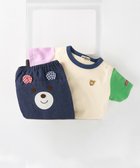 【ミキハウスホットビスケッツ/MIKI HOUSE HOT BISCUITS / KIDS】のワンポイント半袖Tシャツ&顔ドンブルマギフトセット【BOX付き】 アイボリー|ID:prp329100003973981