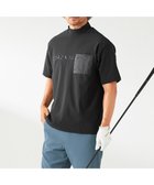 【23区 ゴルフ/23区GOLF / MEN】の【23Fondation/MEN】ストレッチメッシュ モック ブラック系|ID: prp329100003974017 ipo3291000000027376654