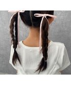 【ウィゴー/WEGO】のL2Pロングリボンヘアクリップ ライトピンク|ID: prp329100003975113 ipo3291000000029382604