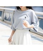 【ウィゴー/WEGO】の【ユニセックス着用ITEM/綿100%/SMLサイズ展開】リラックスフィットワンポイントT(S) サックス|ID: prp329100003975131 ipo3291000000028777593