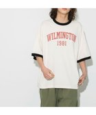 【ウィゴー/WEGO / MEN】のグラフィックリンガーBIG T(S) オフホワイト|ID: prp329100003975132 ipo3291000000028954410