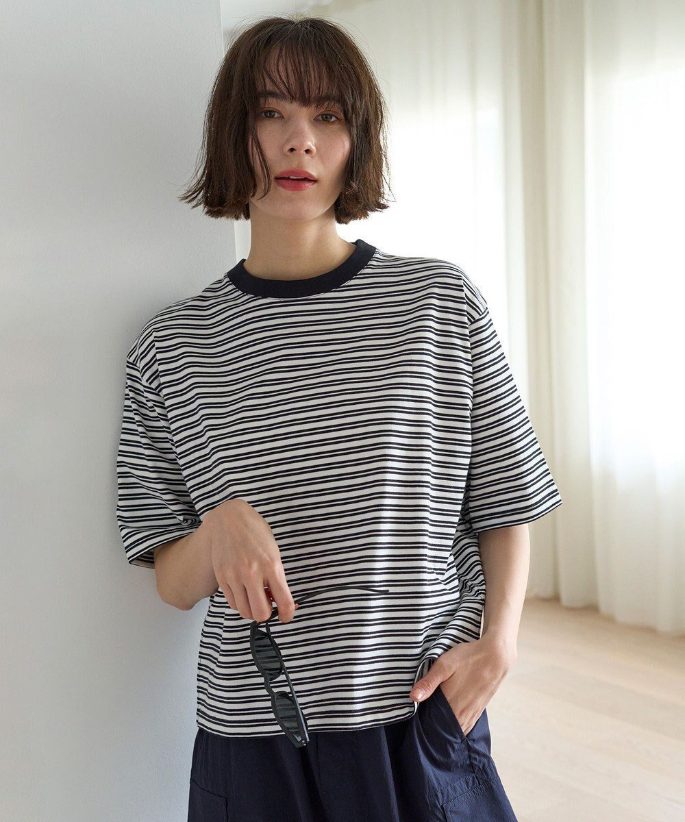 【アンフィーロ 自由区/UNFILO】のベーシックTEE 人気、トレンドファッション・服の通販 founy(ファニー) 　ファッション　Fashion　レディースファッション　WOMEN　トップス・カットソー　Tops/Tshirt　シャツ/ブラウス　Shirts/Blouses　ロング / Tシャツ　T-Shirts　カットソー　Cut and Sewn　S/S・春夏　Ss・Spring/Summer　ユニセックス　Unisex　カットソー　Cut And Sew　ベーシック　Basic　再入荷　Restock/Back In Stock/Re Arrival　夏　Summer　定番　Standard　春　Spring　 other-1|ID: prp329100003975284 ipo3291000000029437938