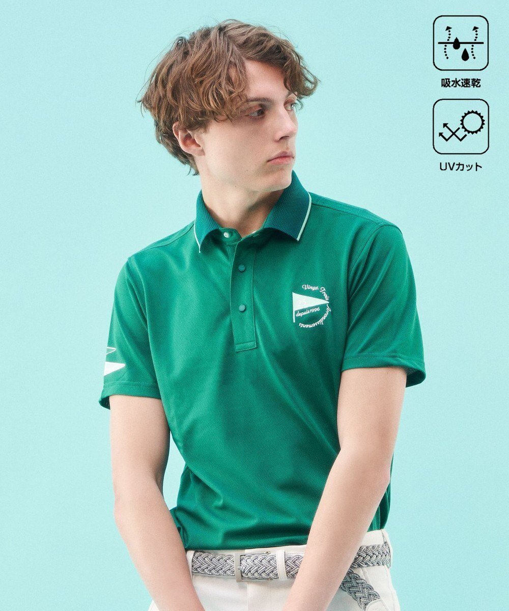 【23区 ゴルフ/23区GOLF / MEN】の【MEN】【吸水速乾・UVケア】ストレッチメッシュ ポロ 人気、トレンドファッション・服の通販 founy(ファニー) 　ファッション　Fashion　メンズファッション　MEN　トップス・カットソー　Tops/Tshirt/Men　シャツ　Shirts　ポロシャツ　Polo Shirts　S/S・春夏　Ss・Spring/Summer　ジャージ　Jersey　ストレッチ　Stretch　スポーティ　Sporty　スラックス　Slacks　センター　Center　ベーシック　Basic　ポロシャツ　Polo Shirt　メッシュ　Mesh　吸水　Water Absorption　夏　Summer　春　Spring　 other-1|ID: prp329100003976716 ipo3291000000027366051