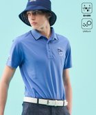 【23区 ゴルフ/23区GOLF / MEN】の【MEN】【吸水速乾・UVケア】ストレッチメッシュ ポロ サックスブルー系|ID: prp329100003976716 ipo3291000000027366053