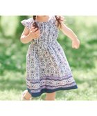 【エニファム/any FAM / KIDS】の【WEB限定柄有】総柄 サマー ワンピース ネイビー系モロッカン|ID:prp329100003980985