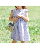 【エニファム/any FAM / KIDS】の【WEB限定柄有】総柄 サマー ワンピース ラベンダー系ネコ|ID: prp329100003980985 ipo3291000000032633496