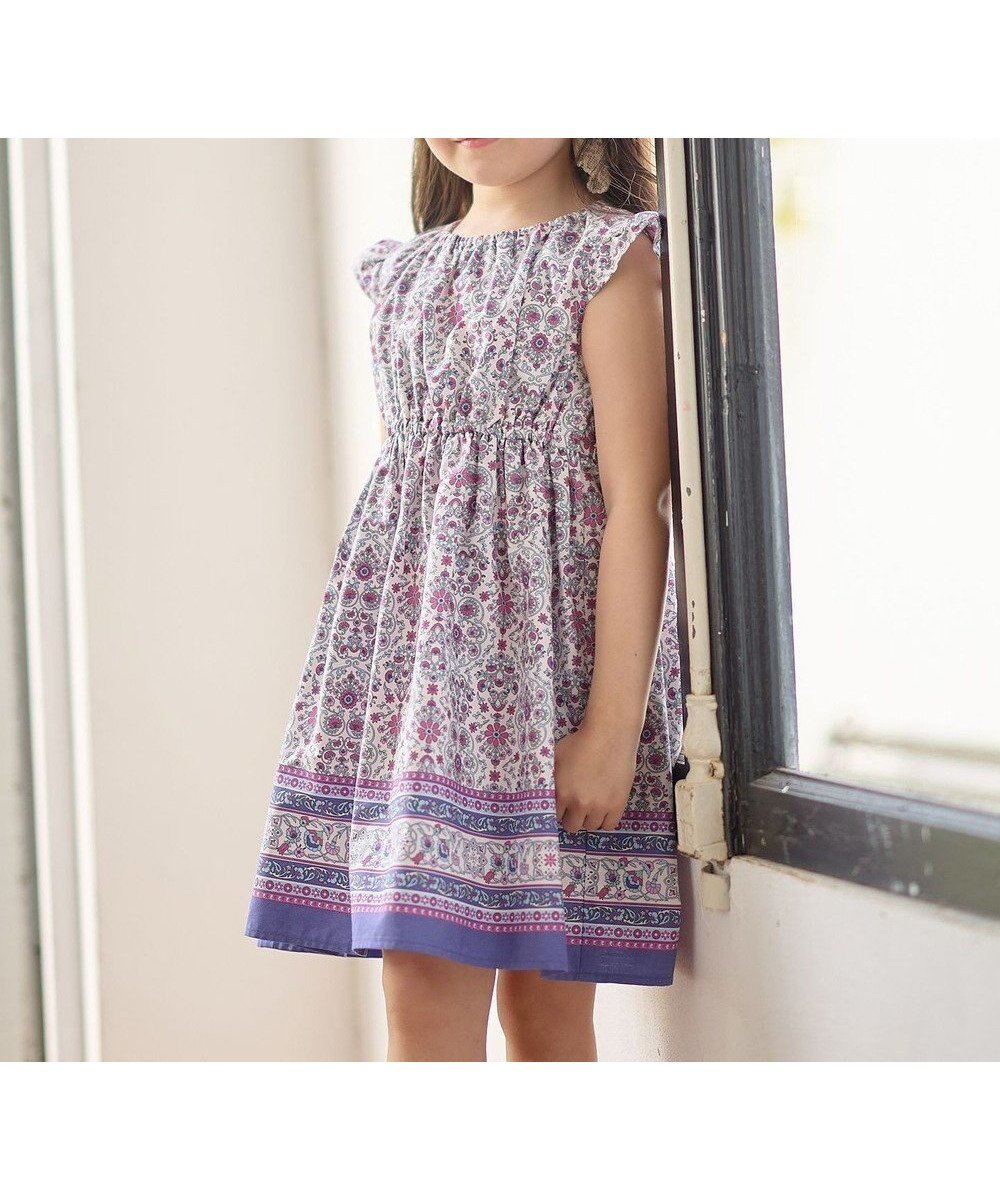 【エニィ/ANY / KIDS】の【WEB限定柄有】総柄 サマー ワンピース インテリア・キッズ・メンズ・レディースファッション・服の通販 founy(ファニー) 　ファッション　Fashion　キッズファッション　Fashion for Kids　ワンピース　Dresses　春　Spring　サマー　Summer, Summer Style　定番　Standard, Basic Item　ポケット　Pocket, Pocket Detail　ラベンダー　Lavender　S/S・春夏　SS, Spring/Summer, Warm Season　夏　Summer　【WEB限定】ラベンダー系モロッカン|ID: prp329100003980985 ipo3291000000036286893