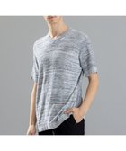 【ジョゼフ オム/JOSEPH HOMME / MEN】のシャイニースラブブークレ ニットTシャツ ライトグレー系|ID: prp329100003980996 ipo3291000000027365773