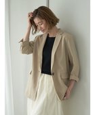 【イェッカ ヴェッカ/YECCA VECCA】のリネンライクジャケット Beige|ID: prp329100003981006 ipo3291000000028633802