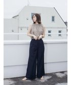 【イェッカ ヴェッカ/YECCA VECCA】のワイドフレアスラックス 人気、トレンドファッション・服の通販 founy(ファニー) ファッション Fashion レディースファッション WOMEN パンツ Pants S/S・春夏 Ss・Spring/Summer シンプル Simple スラックス Slacks ワイド Wide 夏 Summer 春 Spring thumbnail Navy|ID: prp329100003981056 ipo3291000000026261637