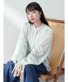 【アースミュージックアンドエコロジー/earth music&ecology】のドロストスリーブシアーシャツ 人気、トレンドファッション・服の通販 founy(ファニー) ファッション Fashion レディースファッション WOMEN トップス・カットソー Tops/Tshirt シャツ/ブラウス Shirts/Blouses S/S・春夏 Ss・Spring/Summer スリーブ Sleeve ポケット Pocket リラックス Relax 夏 Summer 春 Spring thumbnail Mint|ID: prp329100003981465 ipo3291000000026264859