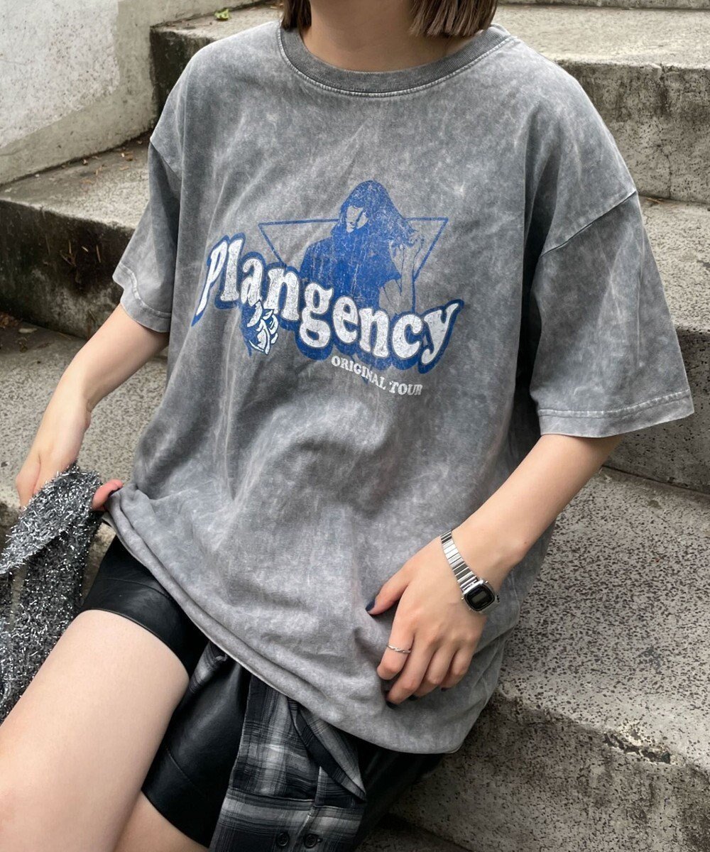 【ウィゴー/WEGO】の【綿100%】ヴィンテージウォッシュグラフィックTシャツ インテリア・キッズ・メンズ・レディースファッション・服の通販 founy(ファニー) 　ファッション　Fashion　レディースファッション　WOMEN　トップス・カットソー　Tops/Tshirt　シャツ/ブラウス　Shirts/Blouses　ロング / Tシャツ　T-Shirts　カットソー　Cut and Sewn　S/S・春夏　Ss・Spring/Summer　カットソー　Cut And Sew　グラフィック　Graphic　スニーカー　Sneakers　スマホ　Smartphone　デニム　Denim　ヴィンテージ　Vintage　半袖　Short Sleeve　夏　Summer　春　Spring　柄6|ID: prp329100003982388 ipo3291000000029042992