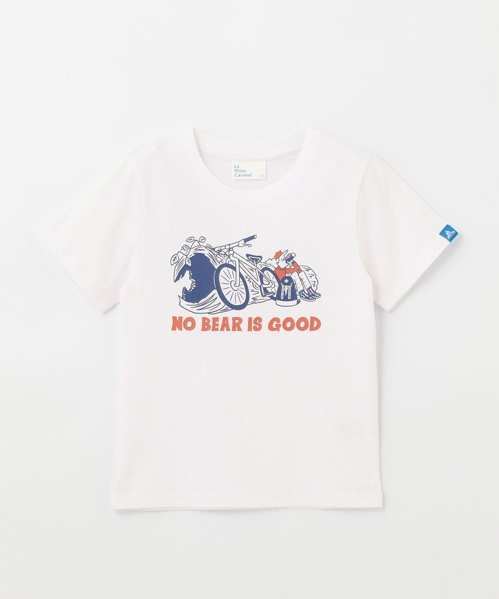 【シェアパーク/SHARE PARK / MEN】の【KIDS】UVカット アートコラボTシャツ〈BEAR〉 インテリア・キッズ・メンズ・レディースファッション・服の通販 founy(ファニー) 　ファッション　Fashion　キッズファッション　KIDS　トップス・カットソー　Tops/Tees/Kids　S/S・春夏　Ss・Spring/Summer　アウトドア　Outdoor　カットソー　Cut And Sew　コラボ　Collaboration　モチーフ　Motif　人気　Popularity　吸水　Water Absorption　夏　Summer　春　Spring　ホワイト|ID: prp329100003987290 ipo3291000000029393427