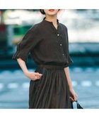 【23区/NIJYUSANKU】の【洗える】LIBECOリネン デザインスリーブ ブラウス 人気、トレンドファッション・服の通販 founy(ファニー) ファッション Fashion レディースファッション WOMEN トップス・カットソー Tops/Tshirt シャツ/ブラウス Shirts/Blouses 春 Spring 洗える Washable スキッパー Skipper スリーブ Sleeve フロント Front 羽織 Haori リネン Linen ローズ Rose 再入荷 Restock/Back In Stock/Re Arrival S/S・春夏 Ss・Spring/Summer 夏 Summer 2024年 2024 2024春夏・S/S Ss,Spring/Summer,2024 thumbnail ダークブラウン系|ID: prp329100003988116 ipo3291000000029513280