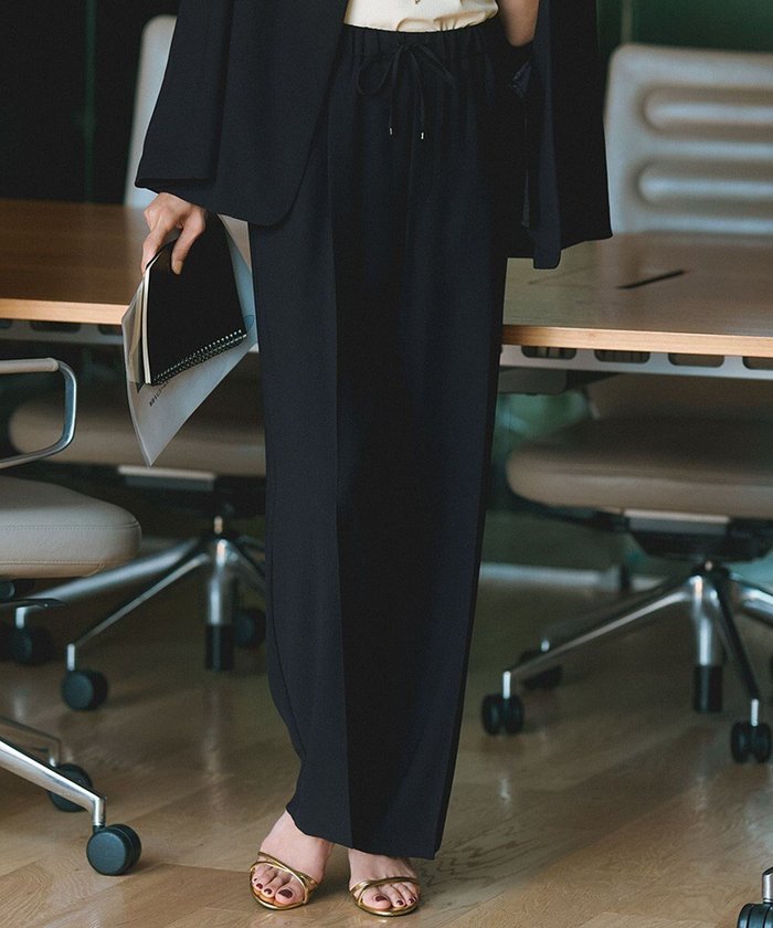 【23区/NIJYUSANKU】の【新色追加/洗える】ストレッチジョーゼット ワイドパンツ インテリア・キッズ・メンズ・レディースファッション・服の通販 founy(ファニー) https://founy.com/ ファッション Fashion レディースファッション Fashion for Women パンツ Pants & Trousers エレガント 上品 Elegant 洗える Machine Washable ギャザー Gathered, Ruffled サテン Satin, Glossy Fabric ジャケット Jacket, Outerwear ジョーゼット Georgette, Semi-Sheer Fabric ストレッチ Stretch, Stretchy Fabric セットアップ Set-Up, Coordinated Outfit フォルム Silhouette, Form ワイド Wide, Wide Fit A/W・秋冬 Autumn/Winter S/S・春夏 SS, Spring/Summer, Warm Season 夏 Summer 2024年 2024 2024春夏・S/S Spring/Summer 2024 SS24 |ID: prp329100003990540 ipo3291000000029655455