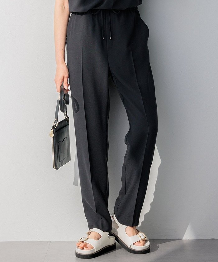 【23区/NIJYUSANKU】の【新色追加/洗える】ストレッチジョーゼット テーパード パンツ インテリア・キッズ・メンズ・レディースファッション・服の通販 founy(ファニー) https://founy.com/ ファッション Fashion レディースファッション Fashion for Women パンツ Pants & Trousers エレガント 上品 Elegant 洗える Machine Washable サテン Satin, Glossy Fabric ジャケット Jacket, Outerwear ジョーゼット Georgette, Semi-Sheer Fabric ストレッチ Stretch, Stretchy Fabric スマート Smart, Elegant セットアップ Set-Up, Coordinated Outfit センター Center, Center Line テーパード Tapered, Tapered Pants ワイド Wide, Wide Fit A/W・秋冬 Autumn/Winter S/S・春夏 SS, Spring/Summer, Warm Season 夏 Summer 2024年 2024 2024春夏・S/S Spring/Summer 2024 SS24 |ID: prp329100003990541 ipo3291000000033687822