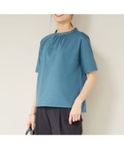 【ジェイ プレス/J.PRESS】の【接触冷感】プレーティングジャージー モックネック カットソー シーブルー系|ID:prp329100003990716