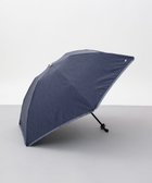 【アウロラ/AURORA】のBlao(ブラオ)デニム切りっぱなし風晴雨兼用傘(折り畳み・ミニ) ネイビー|ID: prp329100003990720 ipo3291000000026994125