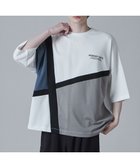 【ウィゴー/WEGO / MEN】のドルマンポンチカラーブロックT(S) ブルー|ID: prp329100003991943 ipo3291000000028777613