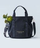 【トッカ/TOCCA】の【WEB&一部店舗限定・撥水・環境にやさしい素材】SANA SIDEPOCKET TOTE トートバッグ [新色]ネイビー系|ID:prp329100003991962