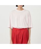 【エイトン/ATON】のGARMENT DYED 60 FRESCA ボーイズフィット Tシャツ PINK|ID: prp329100003993861 ipo3291000000027837252