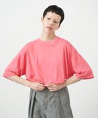 【エイトン/ATON】のGARMENT DYED 60 FRESCA ボーイズフィット Tシャツ FUSCHA PINK|ID: prp329100003993861 ipo3291000000027837254